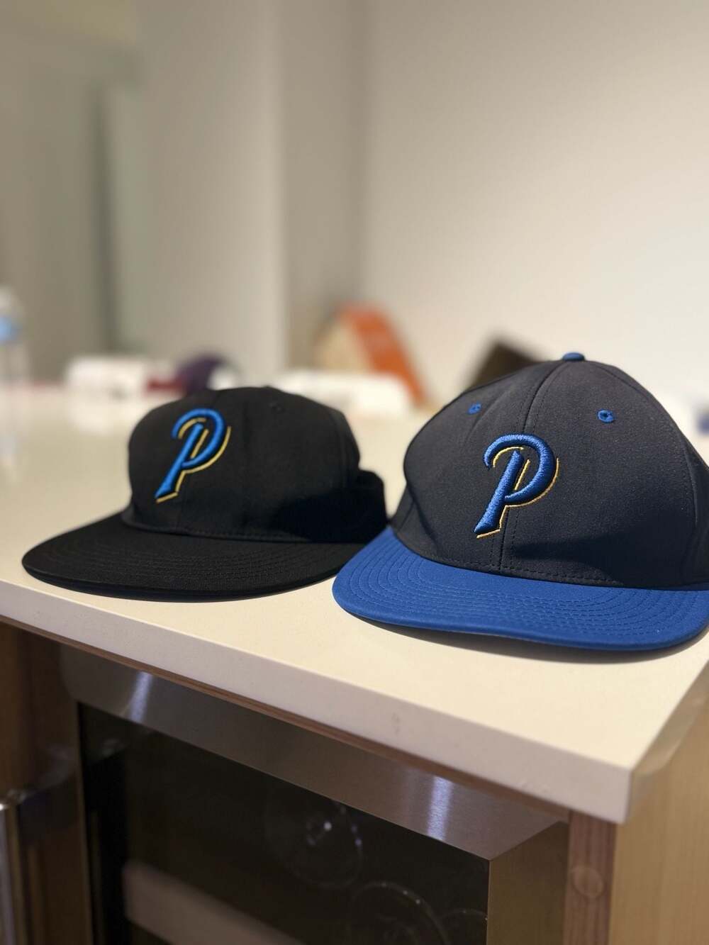 Lot of 2 Outrank Sports and The Game P Logo Baseball Caps S/M